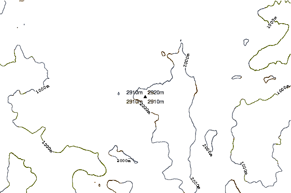 Mountain peaks around Devils Thumb