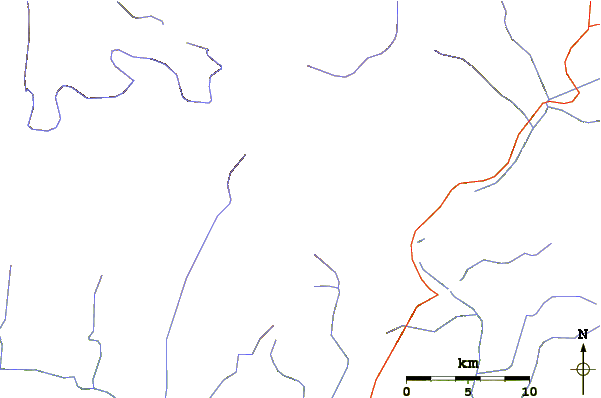 Roads and rivers around Dhaulagiri