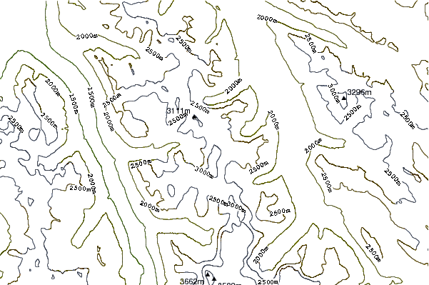 Mountain peaks around Diadem Peak