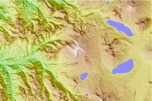 Surf breaks located close to Diamond Peak (Oregon)