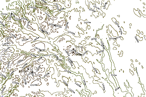 Mountain peaks around Digerronden