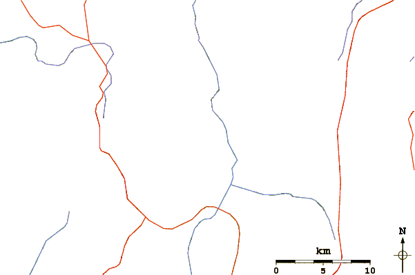 Roads and rivers around Dipoyraz