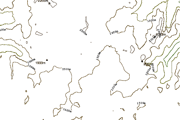 Mountain peaks around Dipyramid (Alaska)