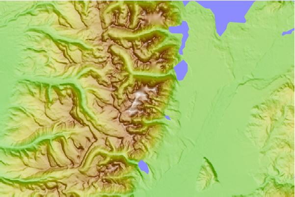 Surf breaks located close to Disappointment Peak (Wyoming)