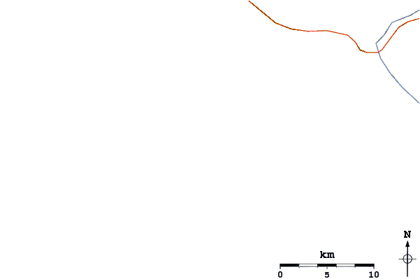 Roads and rivers around Distaghil Sar