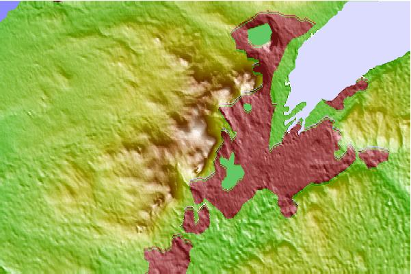 Surf breaks located close to Divis