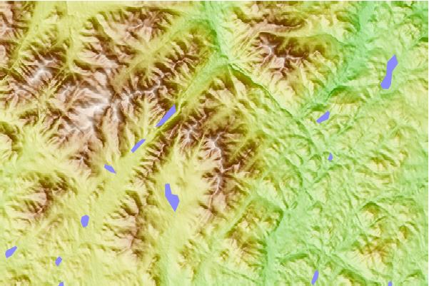 Surf breaks located close to Dix Mountain