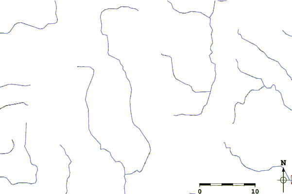 Roads and rivers around Doi Phi Pan Nam