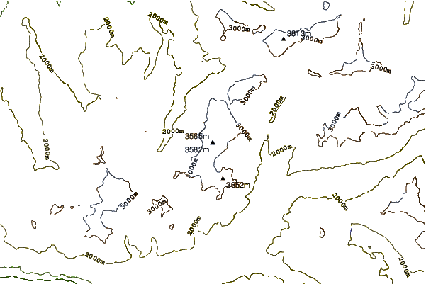 Mountain peaks around Dôme de l'Arpont