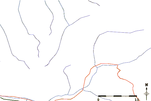 Roads and rivers around Dôme de l'Arpont