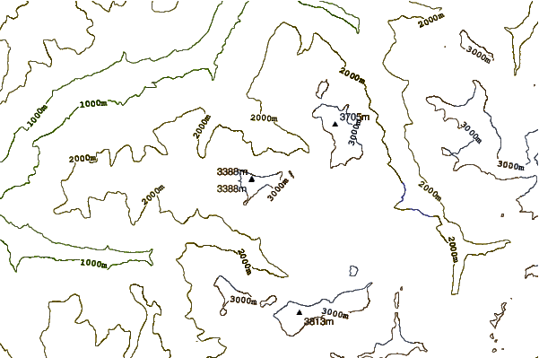 Mountain peaks around Dôme des Pichères