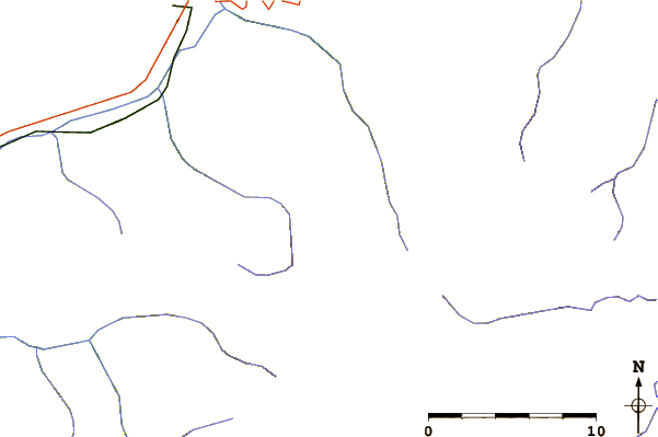 Roads and rivers around Dôme des Platières