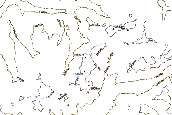 Mountain peaks around Dôme des Sonnailles