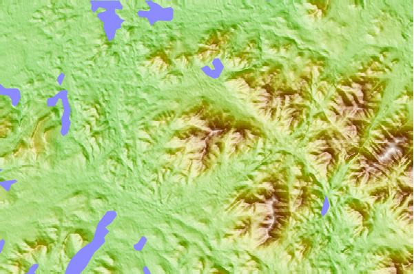 Surf breaks located close to Donaldson Mountain