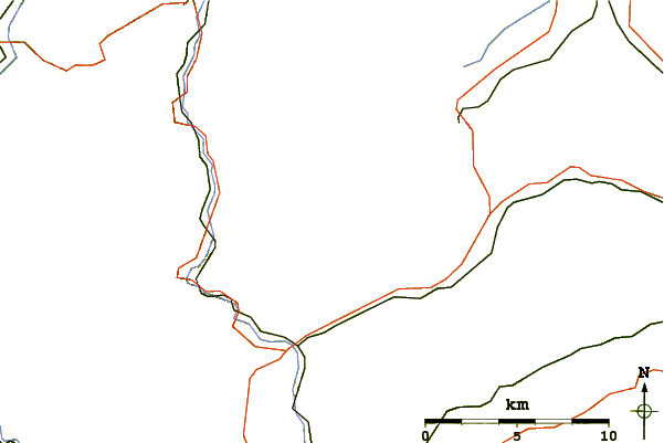 Roads and rivers around Donnersberg