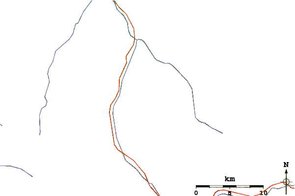 Roads and rivers around Doshakh