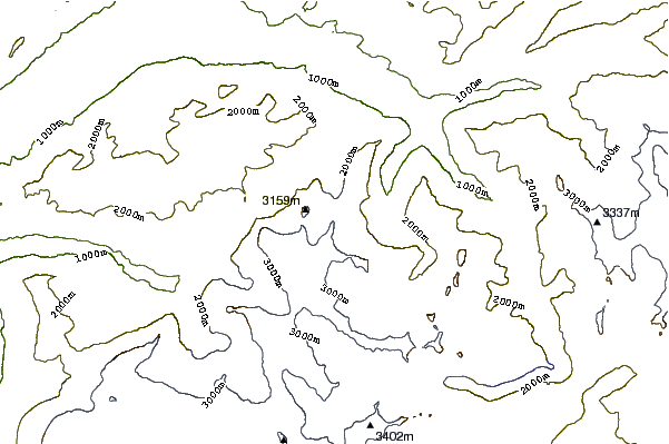 Mountain peaks around Dossen