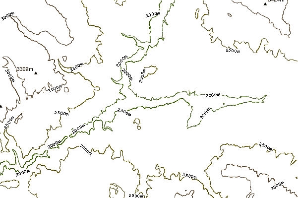 Mountain peaks around Dotsero