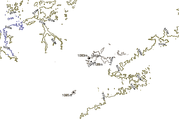 Mountain peaks around Doyle's Delight