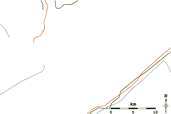 Roads and rivers around Dreieckhorn