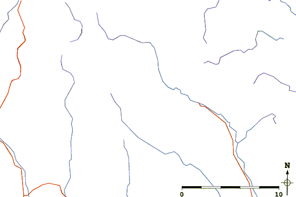 Roads and rivers around Driesh