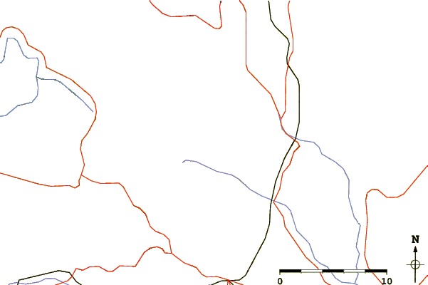 Roads and rivers around Drmanovina