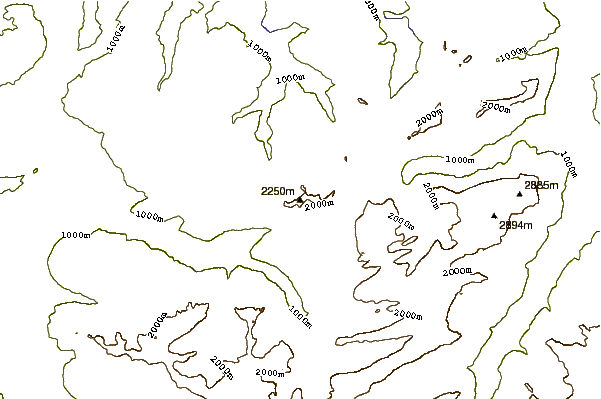 Mountain peaks around Druesberg