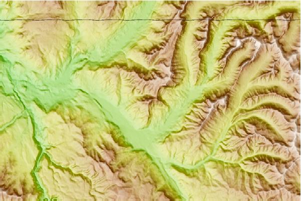 Surf breaks located close to Druid Peak