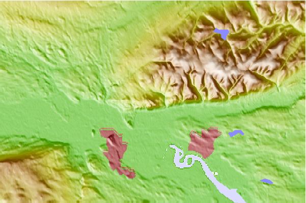 Surf breaks located close to Dumyat