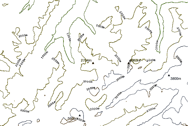 Mountain peaks around Dündenhorn