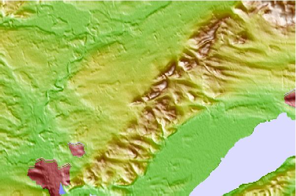 Surf breaks located close to Dunsinane Hill