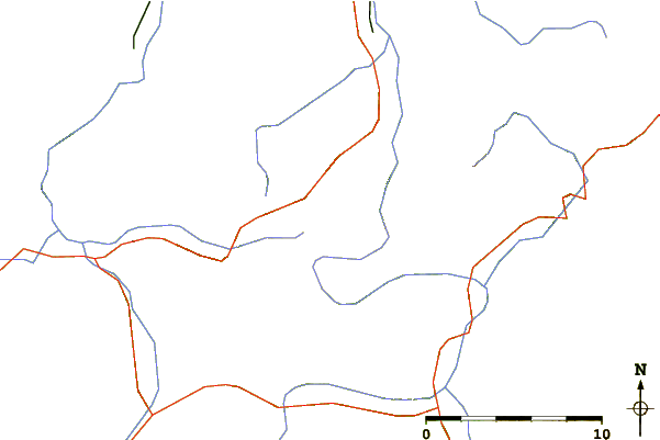 Roads and rivers around Dürrnbachhorn