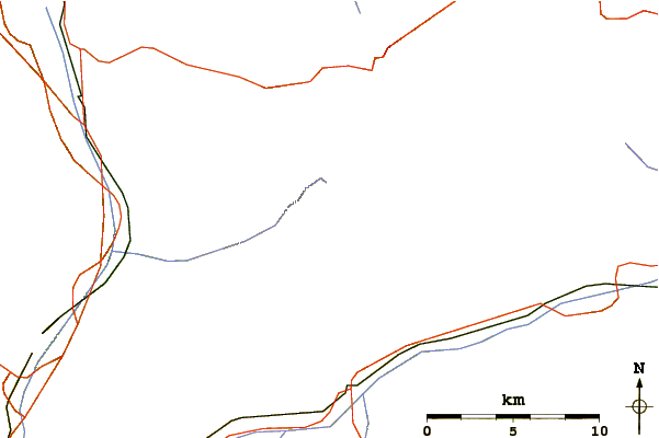Roads and rivers around Düssi