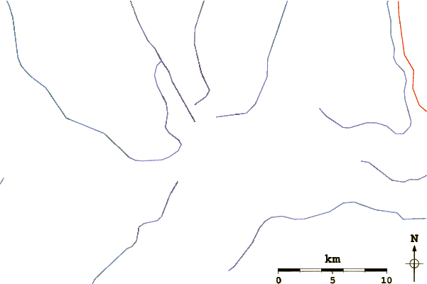 Roads and rivers around Eagle Cap