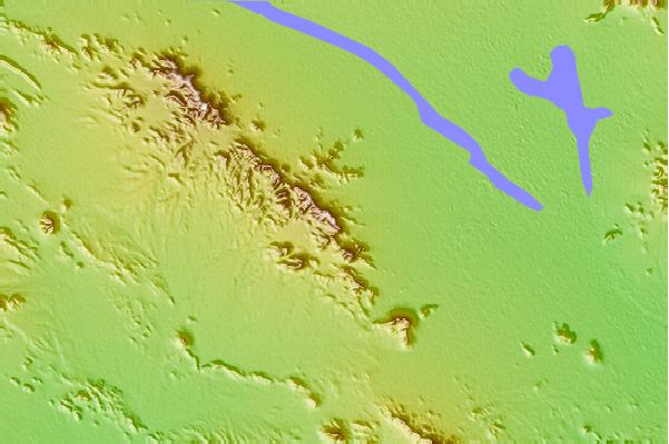 Surf breaks located close to Eagletail Peak