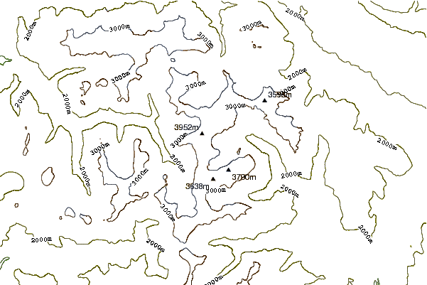 Mountain peaks around Ecrins