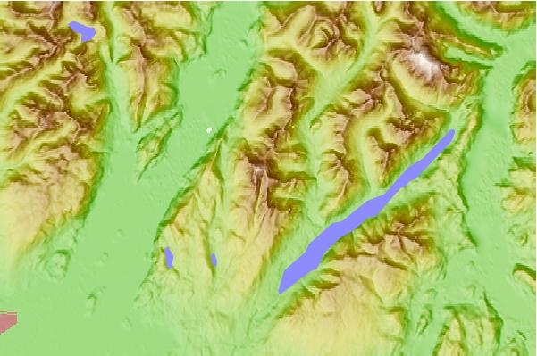 Surf breaks located close to Edge Peak