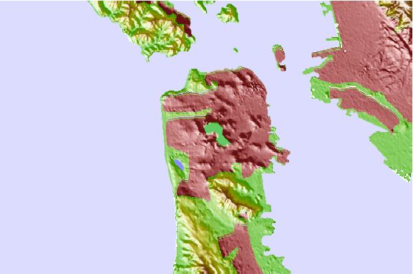 Surf breaks located close to Edgehill Mountain