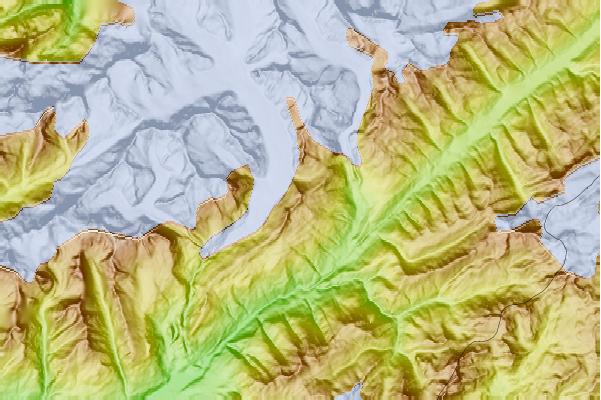 Surf breaks located close to Eggishorn