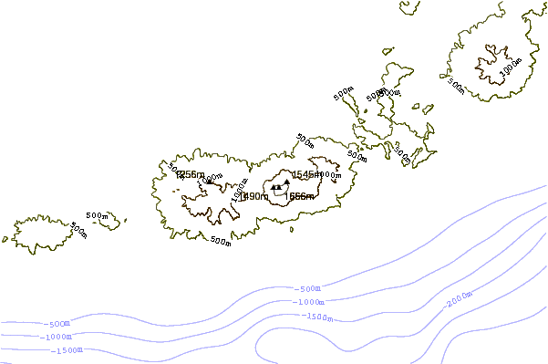 Mountain peaks around Egon