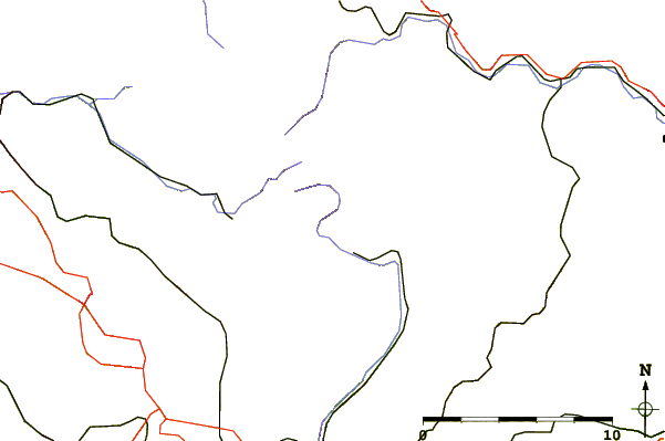 Roads and rivers around Eichholzkopf