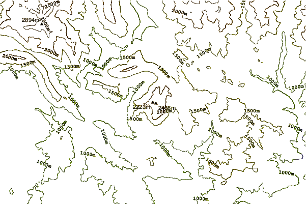 Mountain peaks around El Turbón