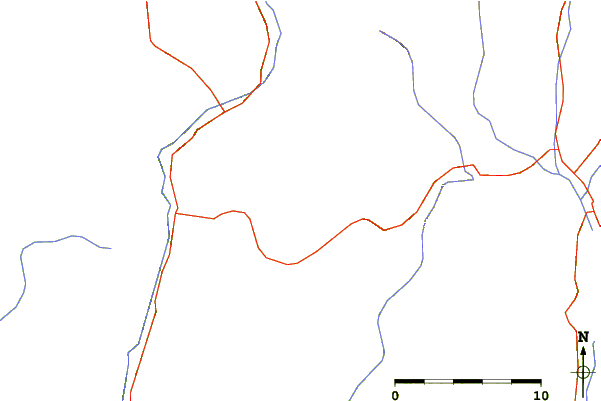 Roads and rivers around El Turbón