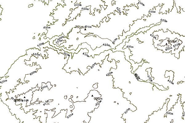 Mountain peaks around Elati (mountain)