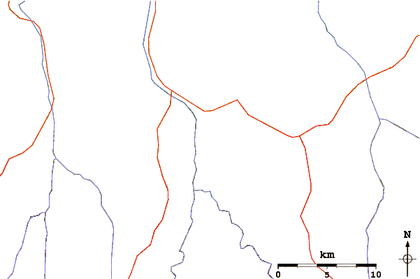 Roads and rivers around Elephant Butte