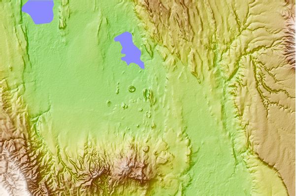 Surf breaks located close to Elmenteita Badlands