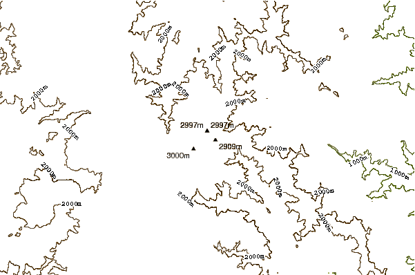 Mountain peaks around Emba Soira