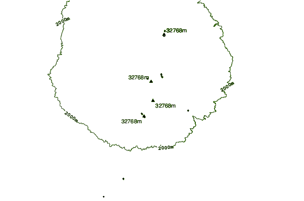 Mountain peaks around Emi Koussi