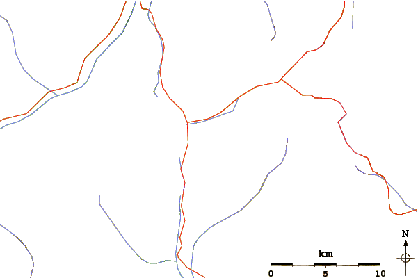 Roads and rivers around Endkopf