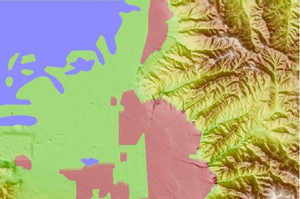 Surf breaks located close to Ensign Peak